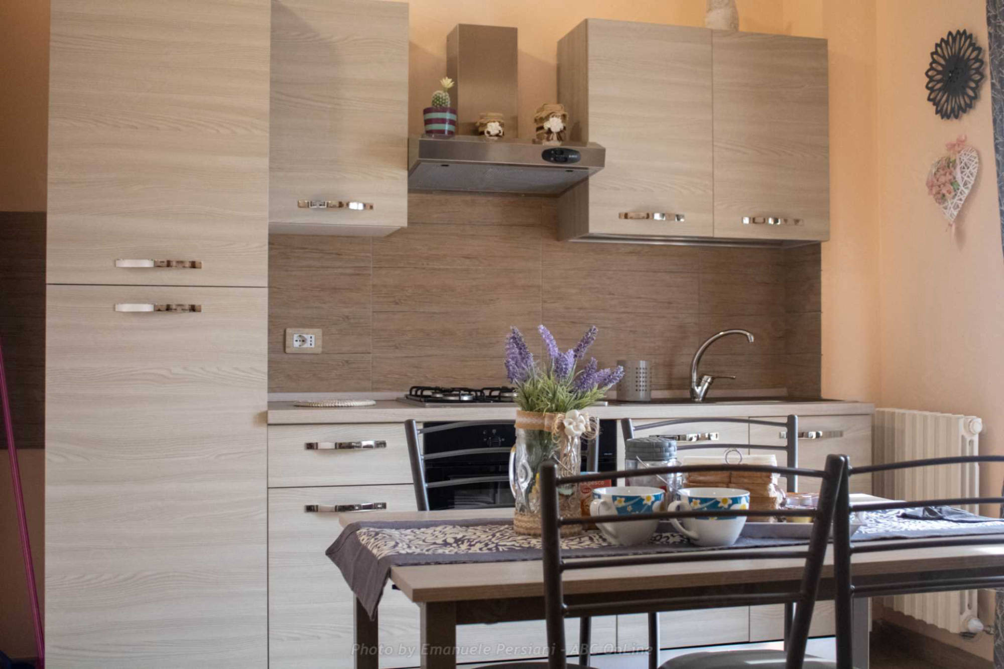 cucina appartamento casa vacanze primo piano norcia
