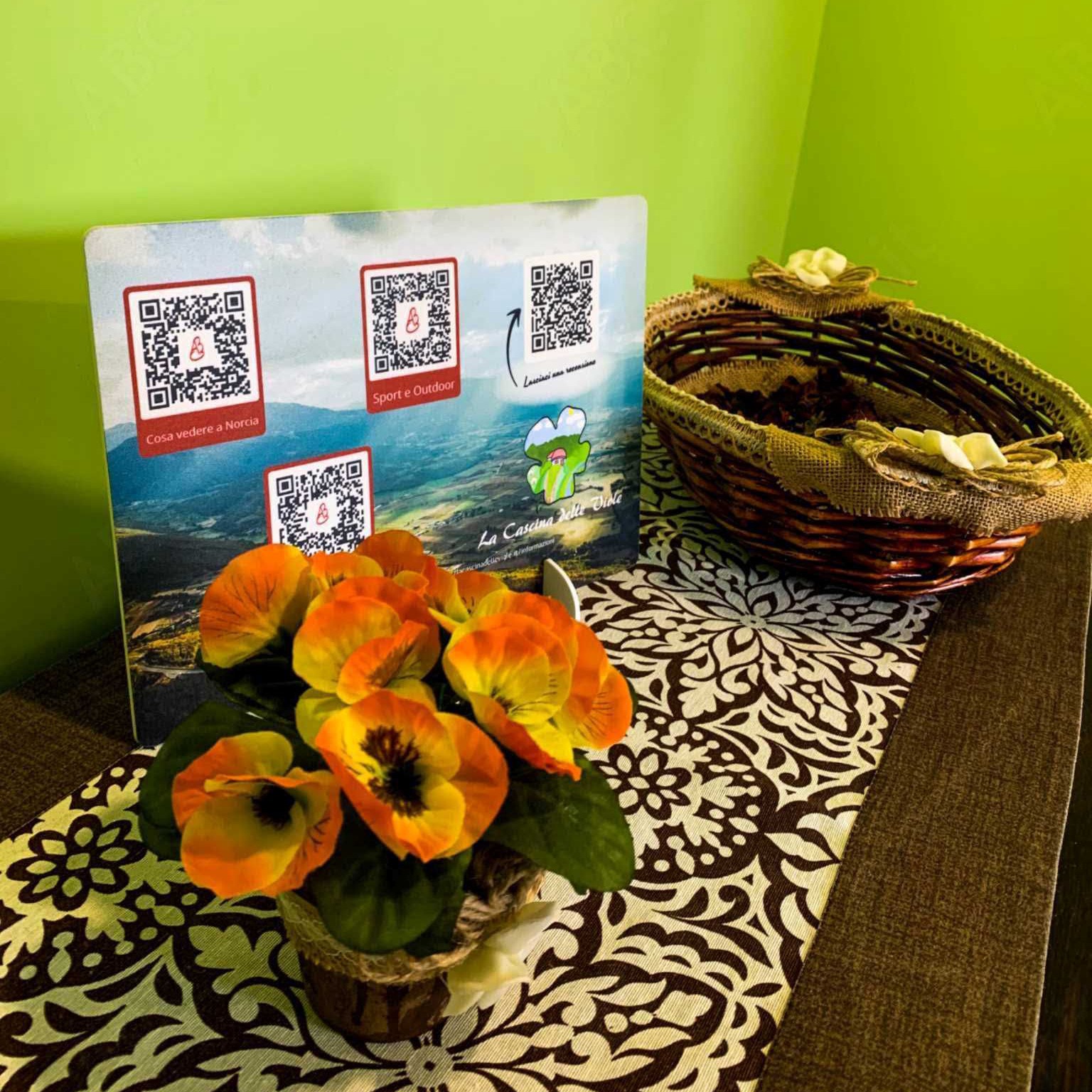 qr code con dettagli cosa fare a norcia